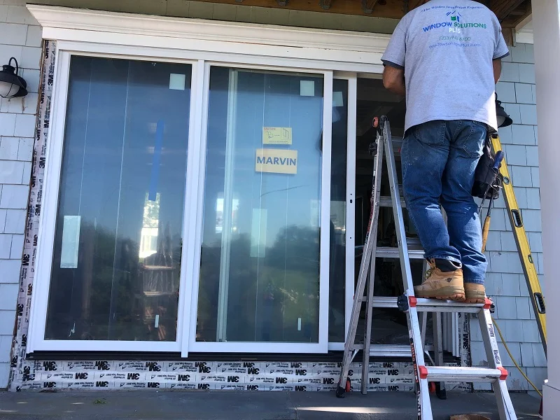 Three Panel Sliding door installation